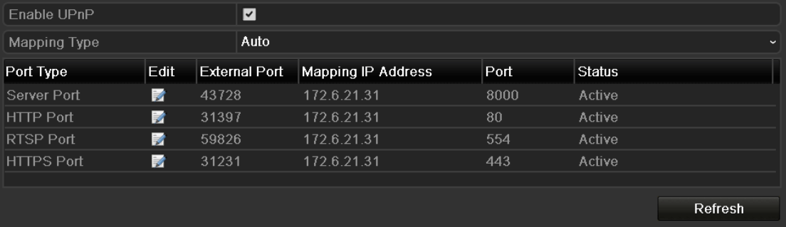 11.2.11 Konfiguration af NAT Formål: Der er to måder til porttilknytning for at realisere fjernadgangen via tværsegmentnetværket, UPnP og manuel tilknytning.