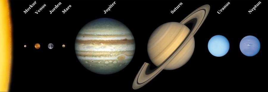 Er de fire første planeter. De kaldes også for De faste planeter.