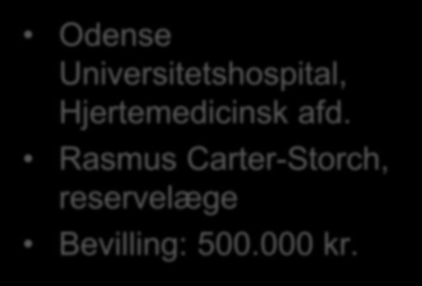 Fibrose og udfald af aortaklapoperation Forsøg: 130 patienter 1 års opfølgning Sep. 2013 aug. 2016 Odense Universitetshospital, Hjertemedicinsk afd.
