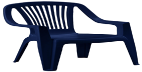 Dette Demo-sæt 561 Mørke-BLÅ plast Spar 41 % Blues stabelstol med et enkelt ryg design Lodrette ribber På dette sæt ydes der 3 års Garanti. Blues Lodrette ribber Højrygget spisestol Stolens vægt ca.