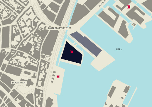 Figur 1 Placering af Navitas Park på Århus havnefront. (www.debynaerehavnearealer.dk) 1.