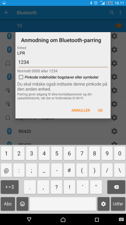 Forbindelse Android enheder Vær sikker på at din mini