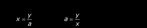 Proportionlitet, indextl, omvendt proportionlitet Ligefrem proportionlitet, = x (eller: proportionlitet) ( Ligefrem) proportionlitet = x eller = k x Grfen er en ret linje gennem (0,0) Formlerne for