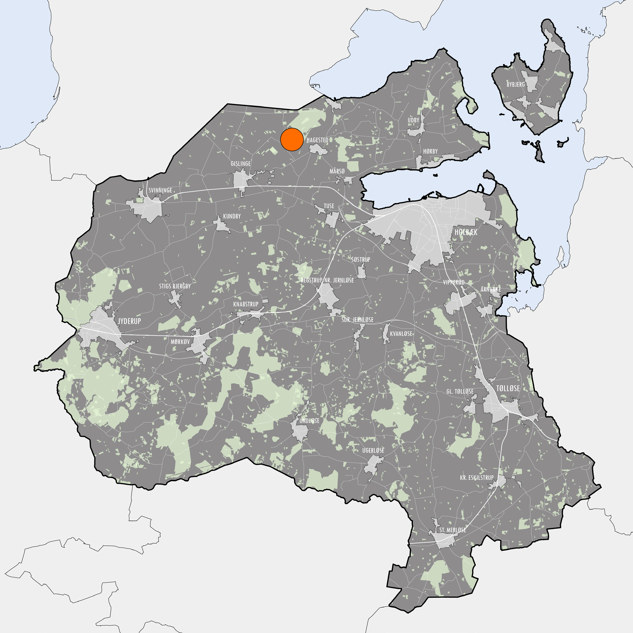Grundkortet findes her: O:\Teams\Plan\Skabeloner\InDesign_skabeloner\Lokalplanforsider 2015\Grundkort over byer i Holbæk Kommune Holbæk Byrådet har den 13.