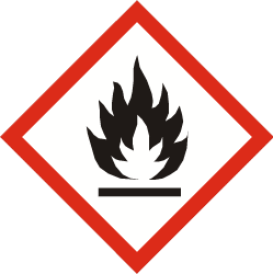 2. Fareidentifikation Klassificering af stoffet eller blandingen: Produktet er klassificeret som farligt med F;R11. Produktet er ifølge CLP* klassificeret med Flam Liq. 2;H225.