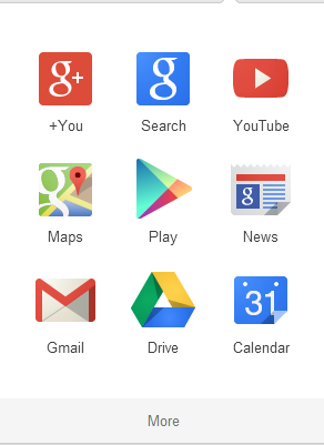 Google Chrome side 4 af13 Overblik Klik på knappen Apps, du får nu følgende valgmuligheder: Google +: Genvej til Google + konto (Kræver Google-login).