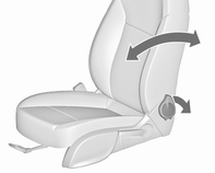 48 Sæder, sikkerhed Sædeindstilling 9 Fare Af hensyn til sikker airbagudløsning må man ikke sidde nærmere end 25 cm fra rattet.