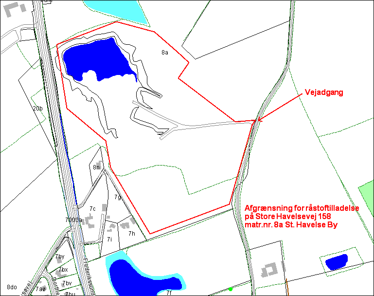 Bilag 1 Graveområde omfattet af råstoftilladelsen fra august 2011