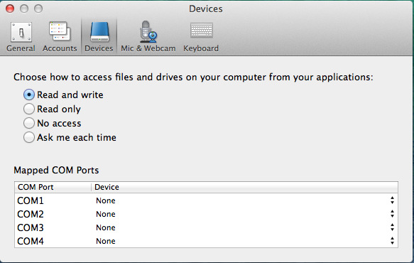 MAC OSX: Citrix Receiver configuration: Højreklik på Citrix ikonet i topbar menuen, klik på