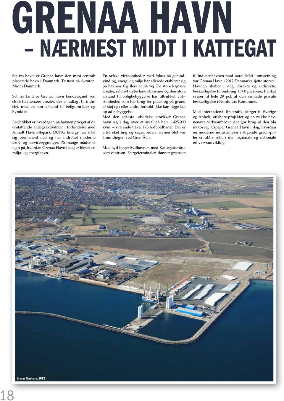 I øjeblikket er hverdagen på havnen præget af de omfattende anlægsaktiviteter i forbindelse med Anholt Havmøllepark.
