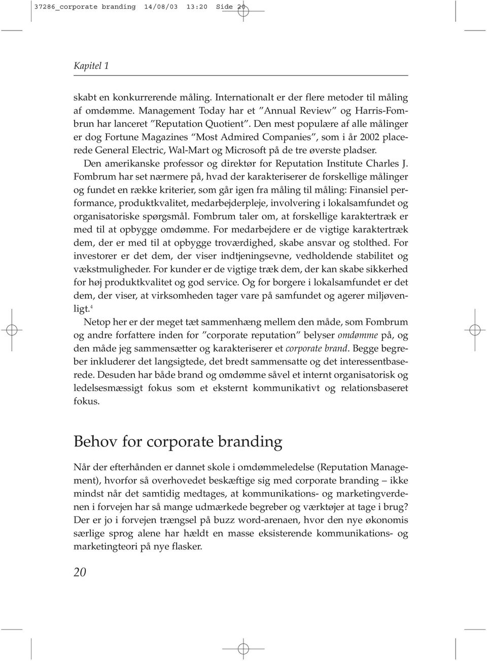 Corporate branding Et værktøj til strategisk kommunikation - PDF Gratis  download