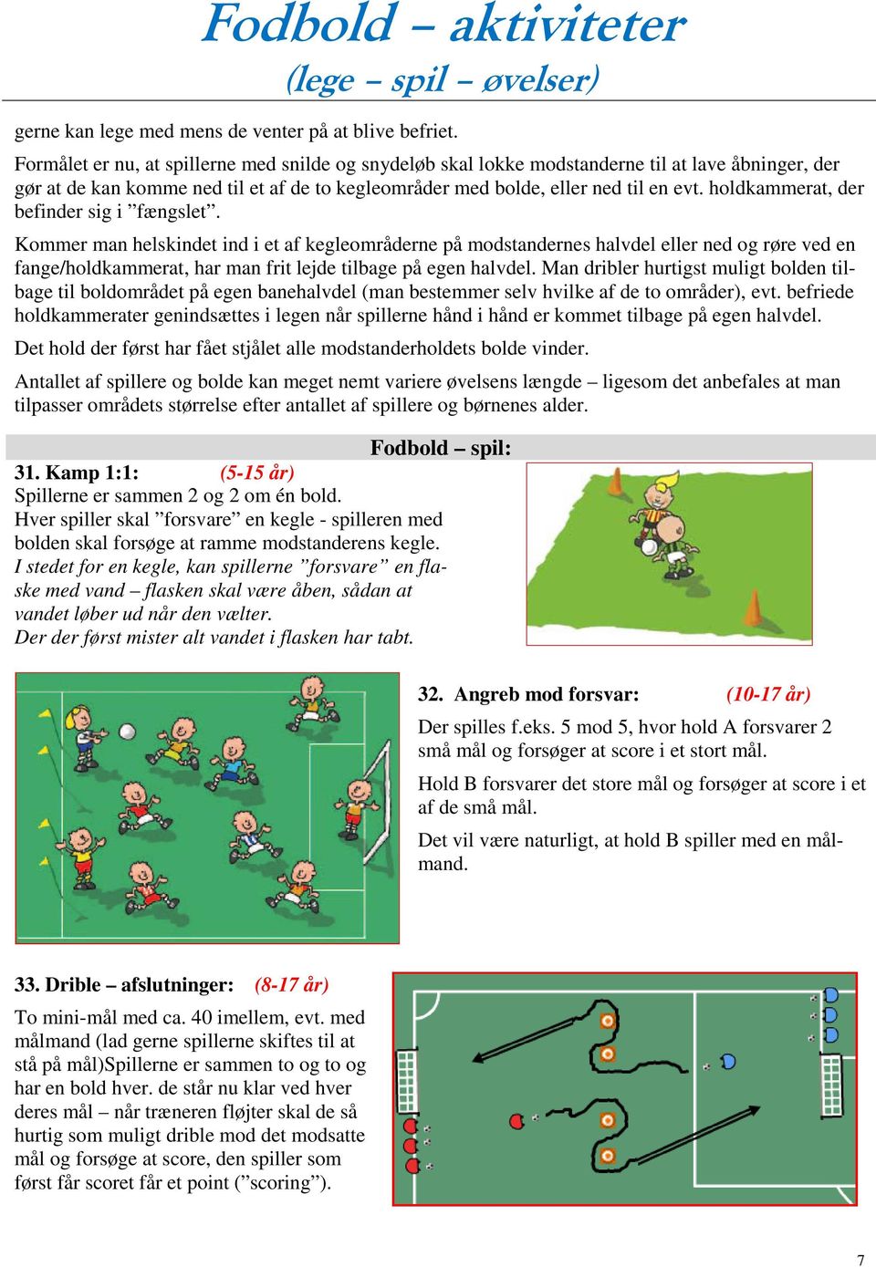 Fodbold aktiviteter. (lege spil øvelser) - PDF Free Download