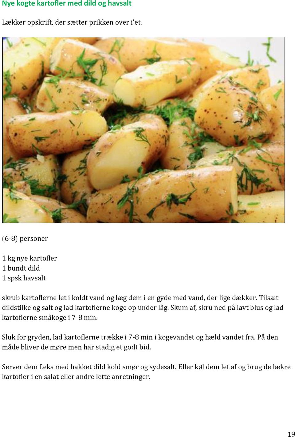 Kartoffelbog foder Skjoldhøjvej 8471 Sabro - PDF Gratis download