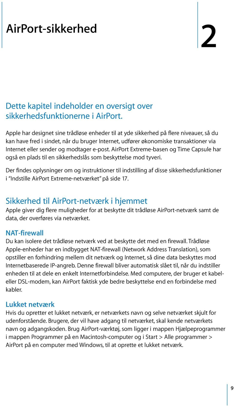 Apple AirPort-netværk - PDF Gratis download