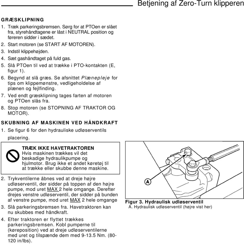 VEJLEDNING ZT 5100 IS Serien ZeroTurn Græsslåmaskine - PDF Free ...