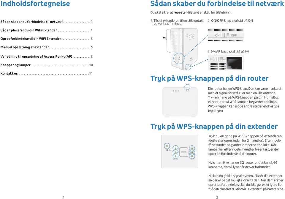 Opsætning af TDC WiFi Extender. Installationsvejledning - PDF Gratis  download