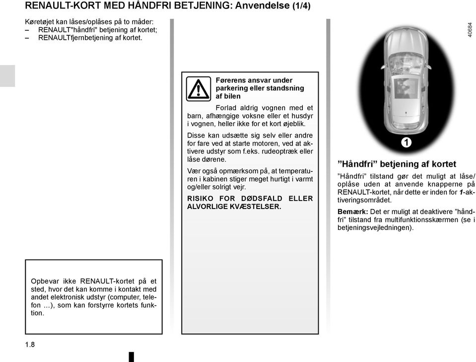 Renault MEGANE. Instruktionsbog - PDF Gratis download