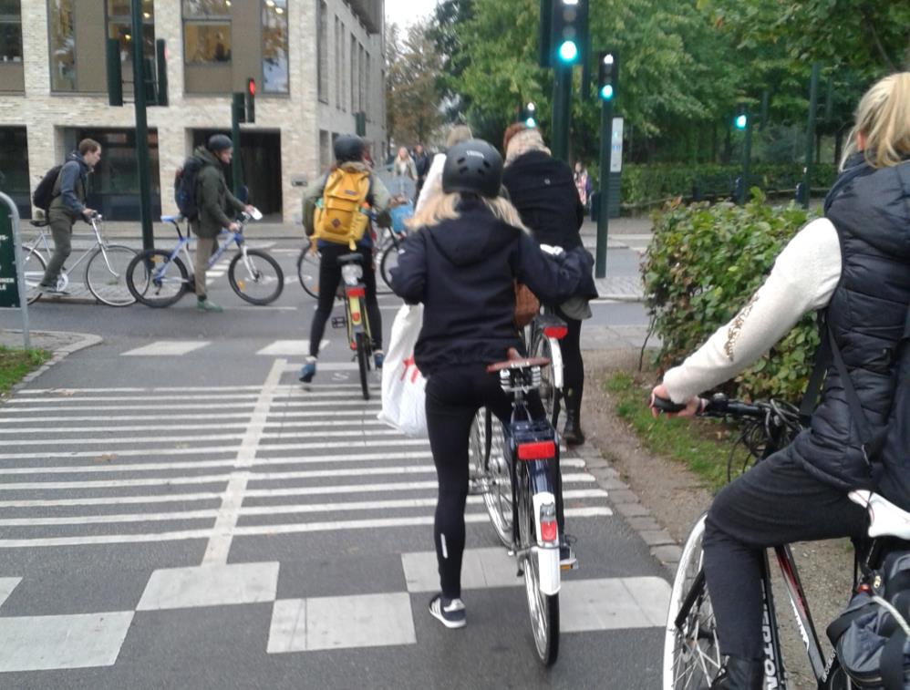 KØBENHAVN Flere problemer på cykelstien jo større byen er Oplever du mange problemer på cykelstien? København 35% Storby +100.000 (22%) 50-100.000 indbyggere (17%) 10-49.