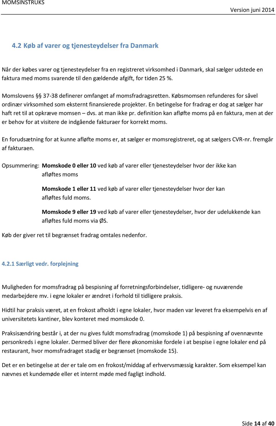 Momsinstruks. for. Aarhus Universitet - PDF Free Download