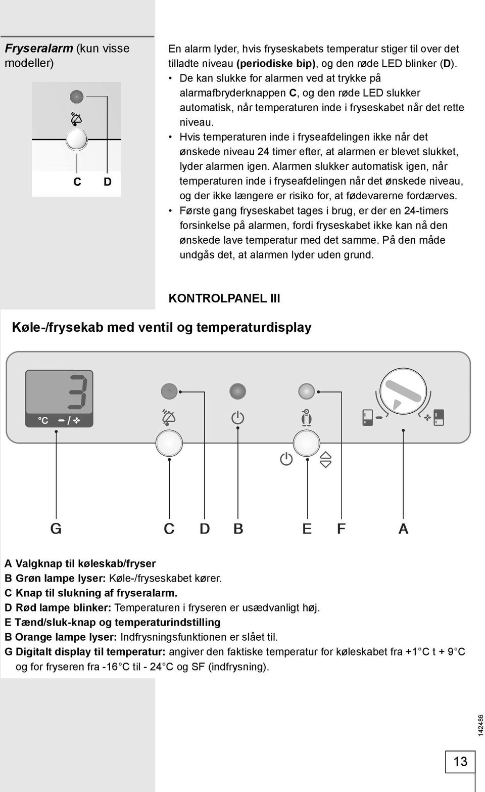 Brugsanvisning. Køl/fryseskabet - PDF Gratis download
