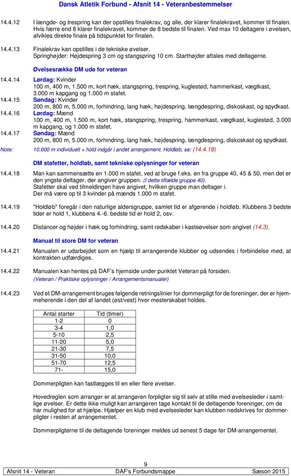 Dansk Atletik Forbund - PDF Free Download