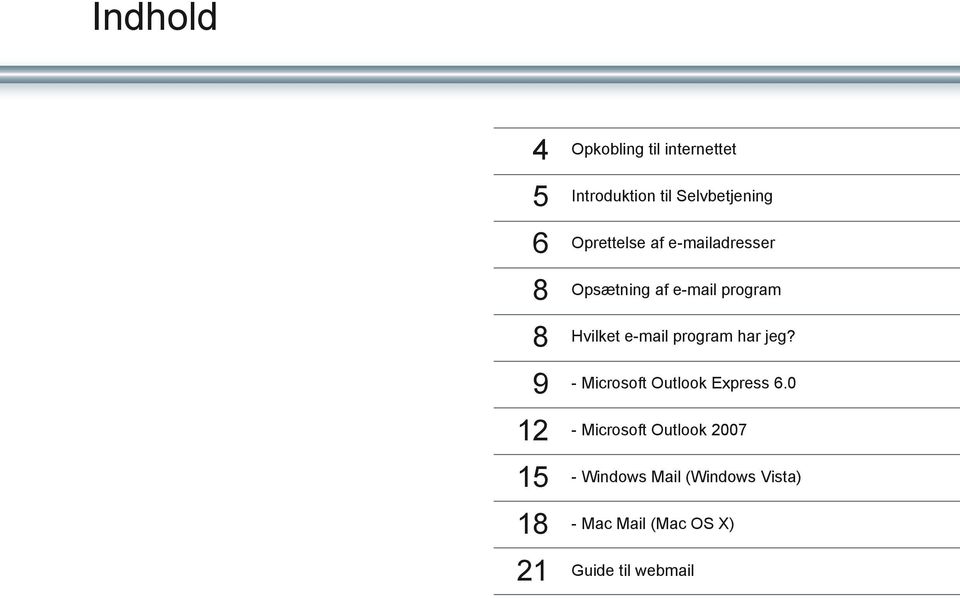 e-mail program har jeg? 9 - Microsoft Outlook Express 6.