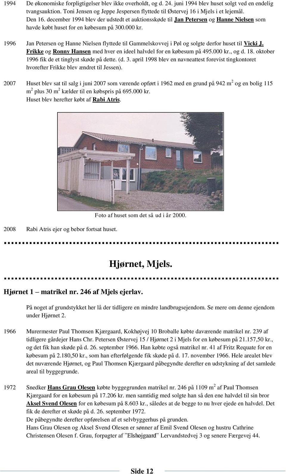 Thriller weekend aluminium Bygninger, huse, gårde og deres beboere i Oksbøl sogn Mjels 2 - PDF Free  Download
