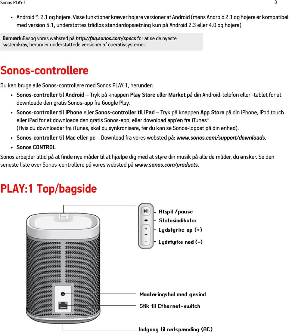 Sonos PLAY:1. Produktguide - PDF Free Download