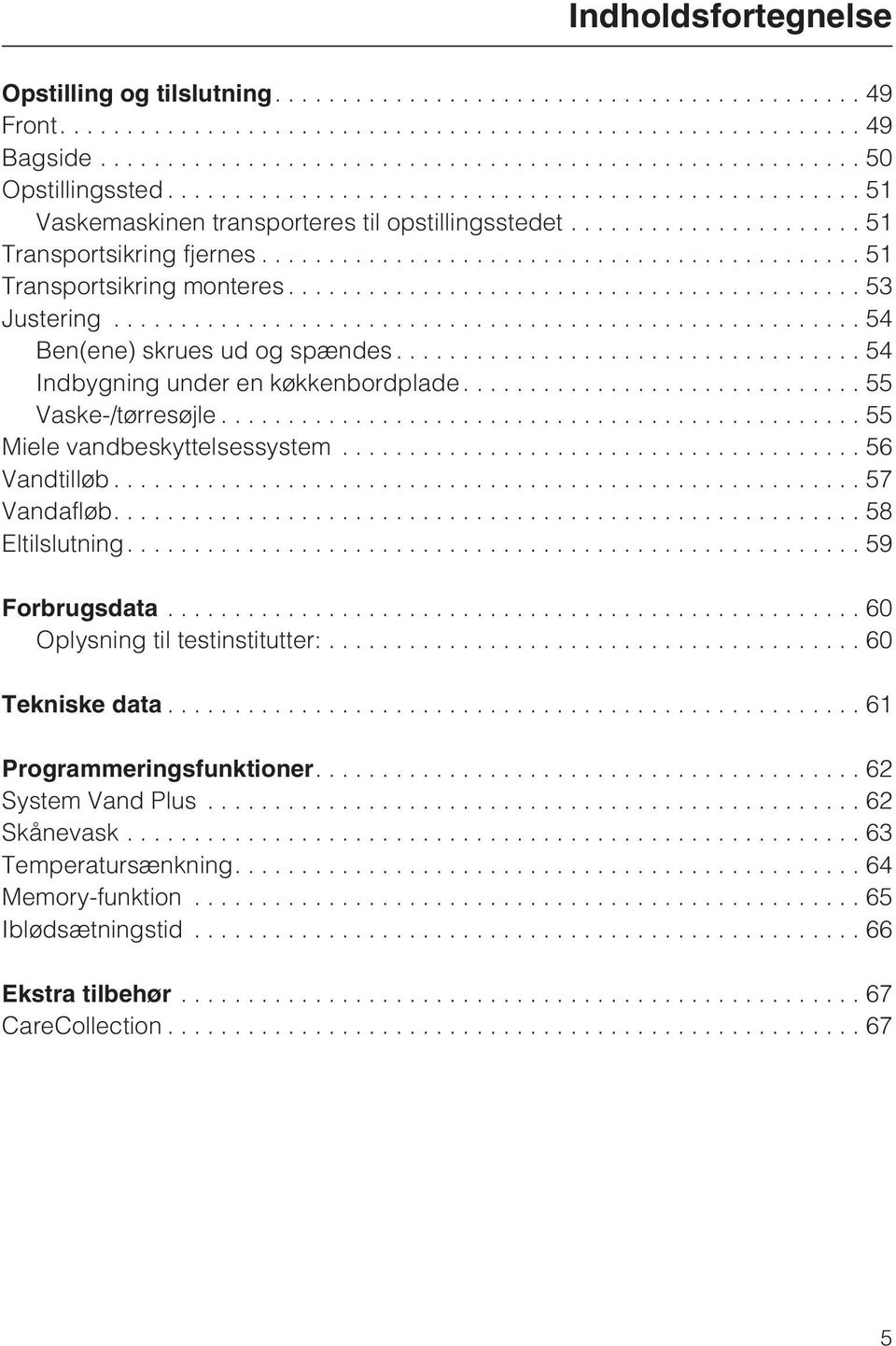 Brugsanvisning. Vaskemaskine W 3164 WSS Edition 111. da-dk - PDF Gratis  download
