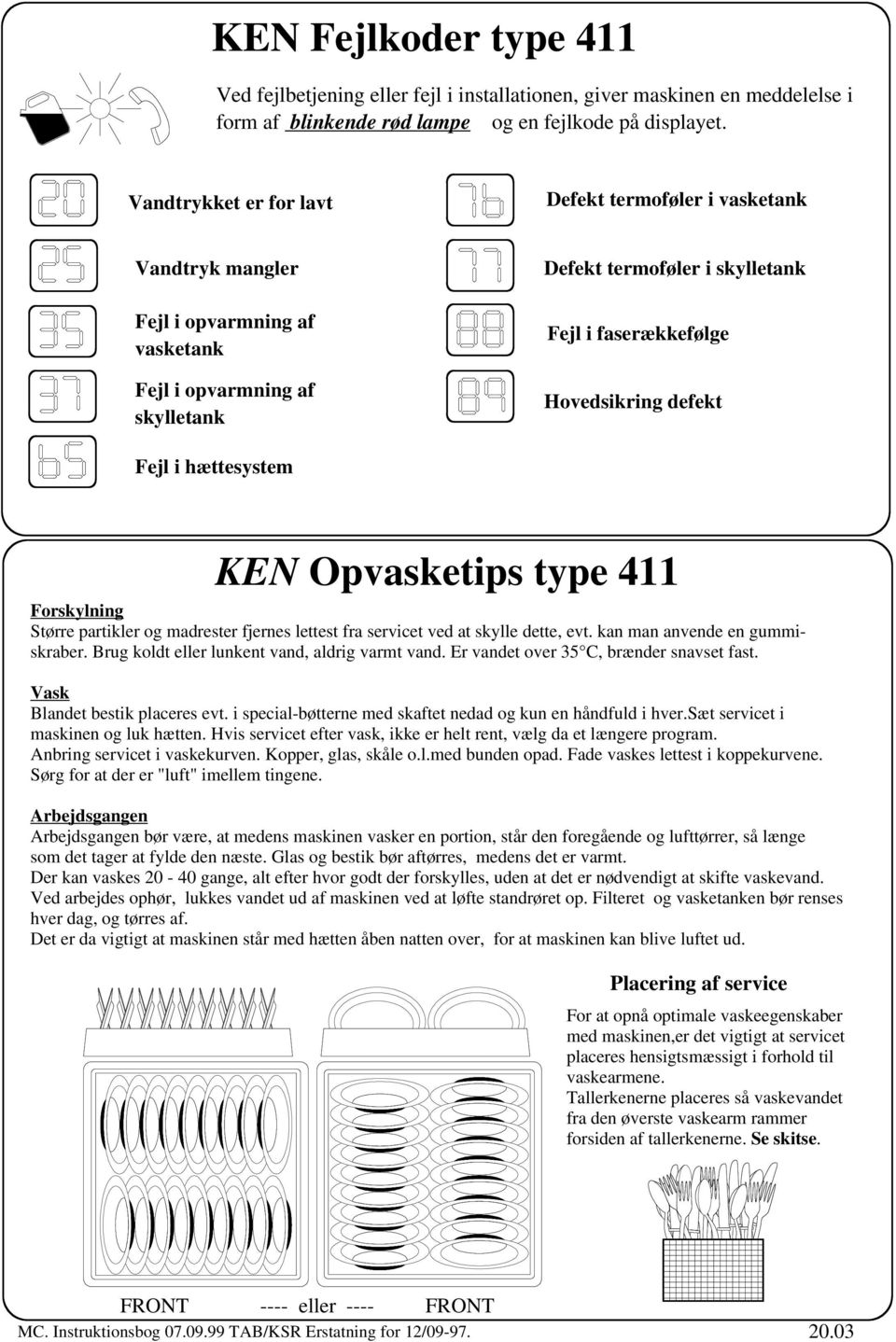 Type 411. Instruktionsbog KEN A/S. Brobyværk, DK 5672 Broby - Tel.: (+45) ,  Fax: (+45) - PDF Gratis download