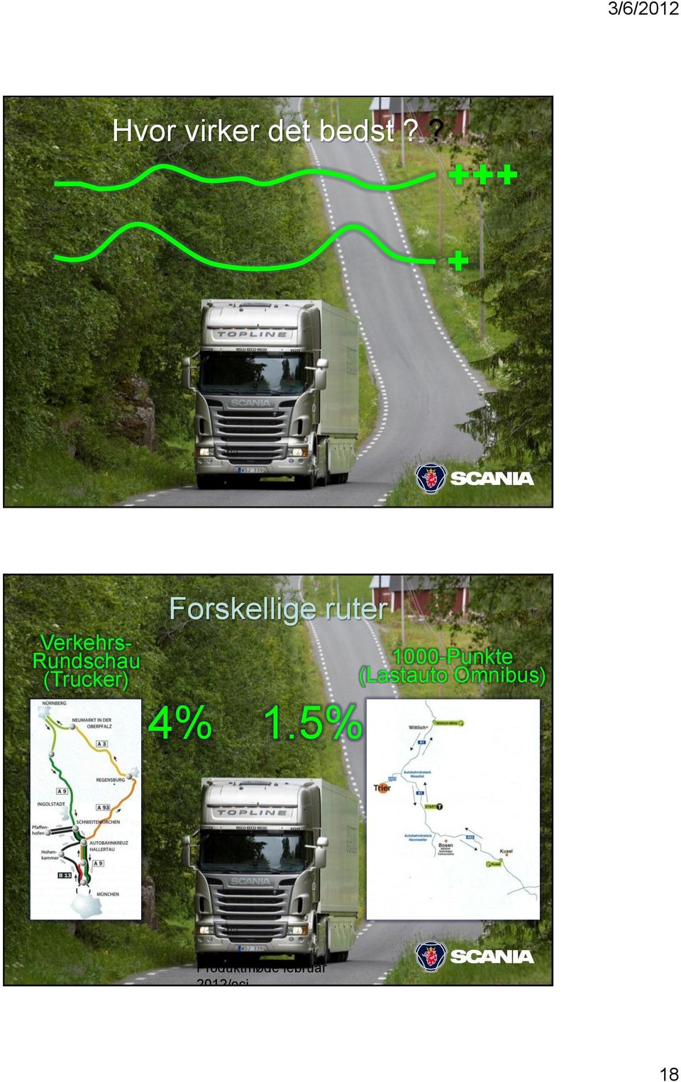 (Trucker) Forskellige ruter 4% 1.