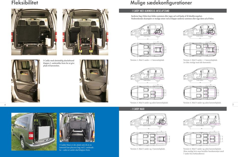 NYHED. Den nye VW Caddy MED ROLL-IN KONCEPT TIL KØRESTOLSBRUGER ...