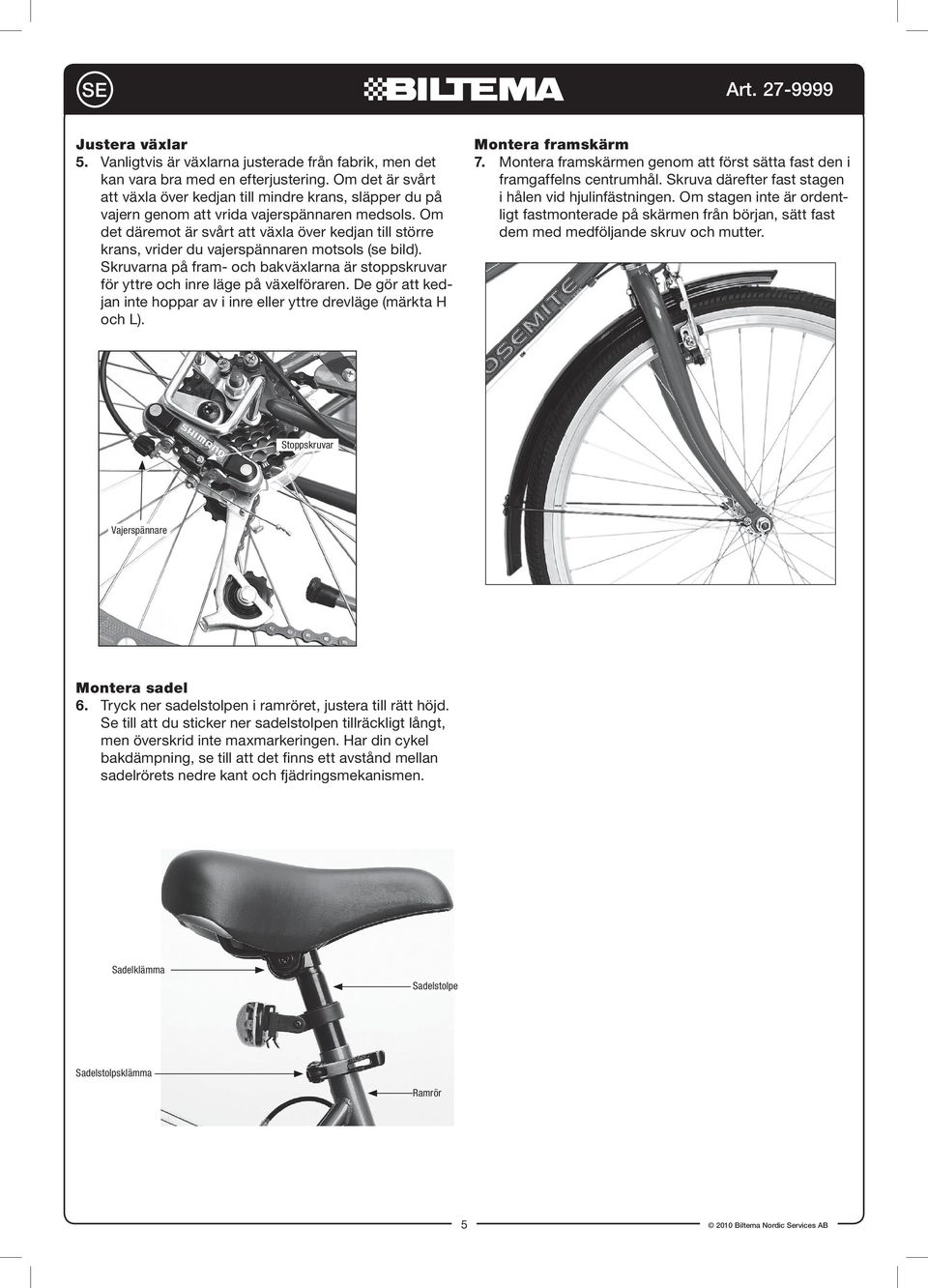 Ägarhandbok Användning och underhåll av din cykel. Eierhåndbok Bruk og  vedlikehold av sykkelen - PDF Free Download