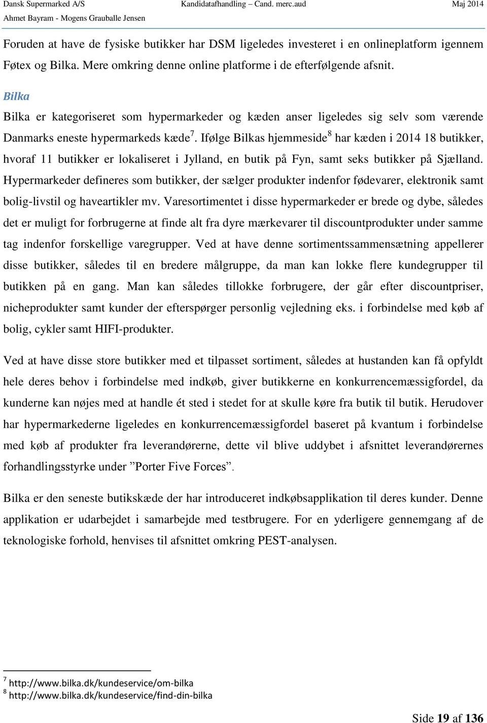 o Strategisk analyse og værdiansættelse af Dansk Supermarked - PDF ...