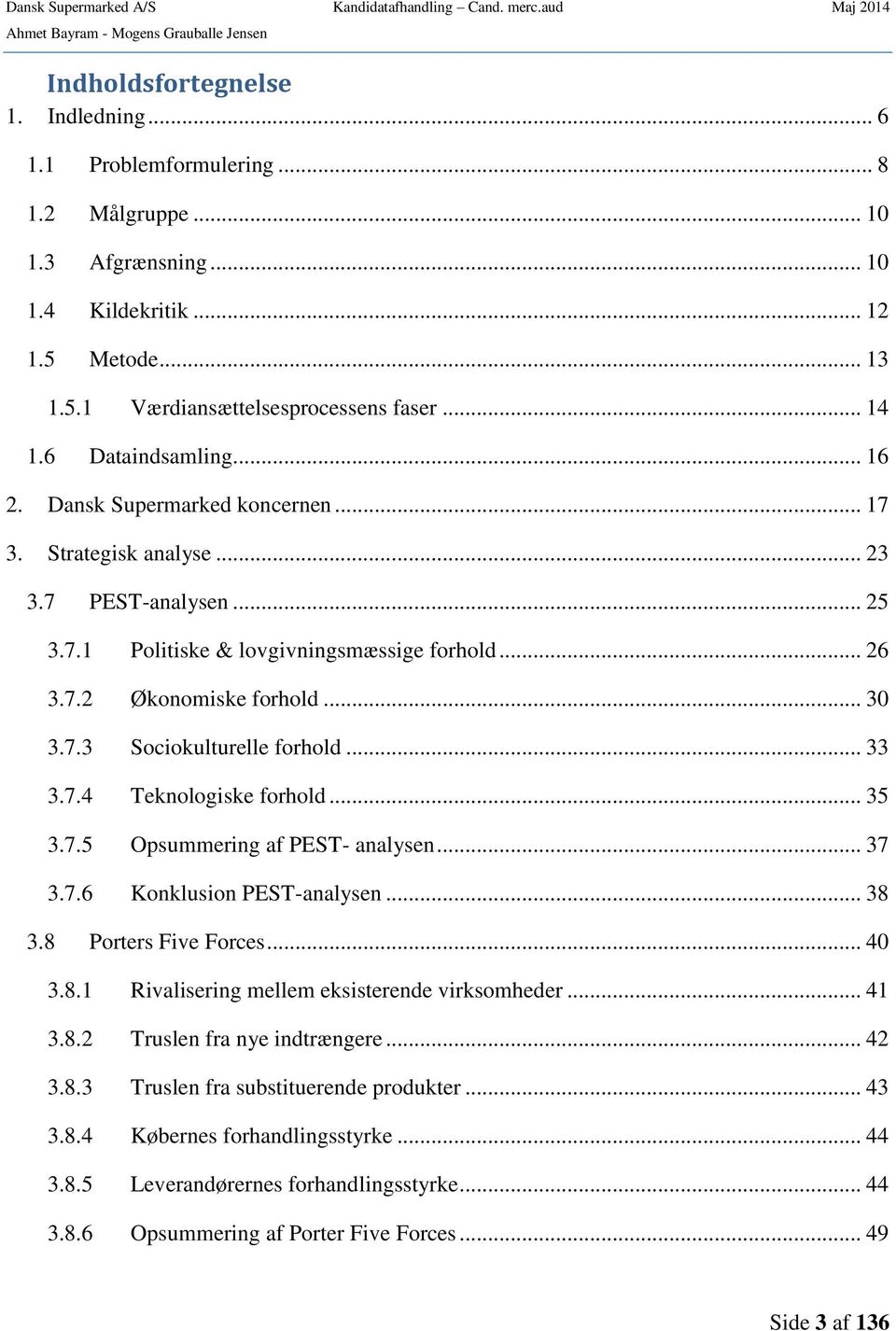o Strategisk analyse og værdiansættelse af Dansk Supermarked - PDF Free  Download