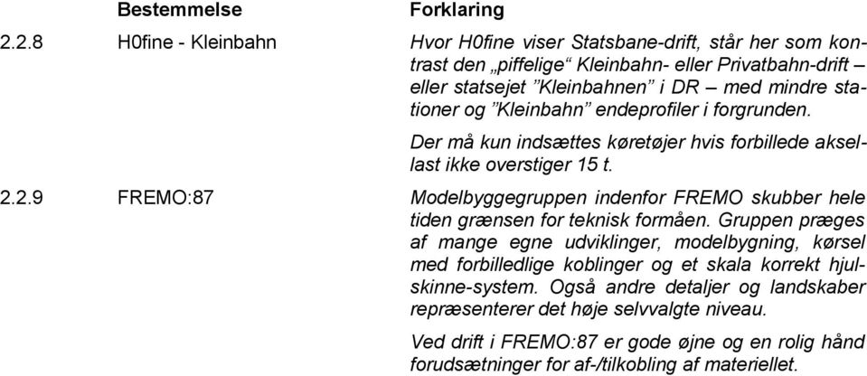 2.9 FREMO:87 Modelbyggegruppen indenfor FREMO skubber hele tiden grænsen for teknisk formåen.