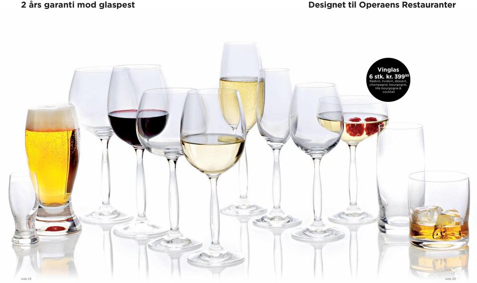Nyhed 4 x glas kr Designet til Operaens Restauranter - PDF Gratis download