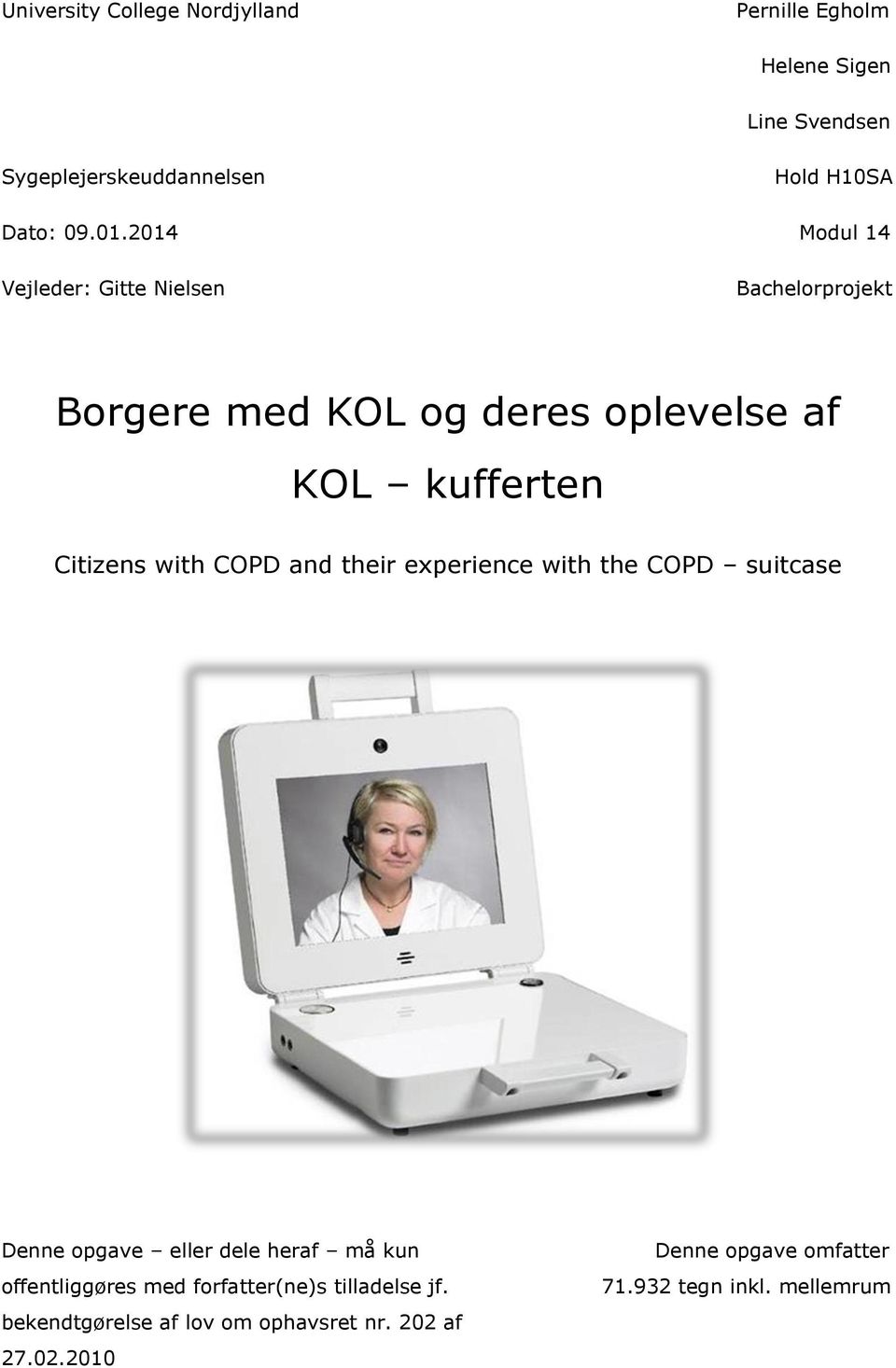 Borgere med KOL og deres oplevelse af KOL kufferten - PDF Gratis download