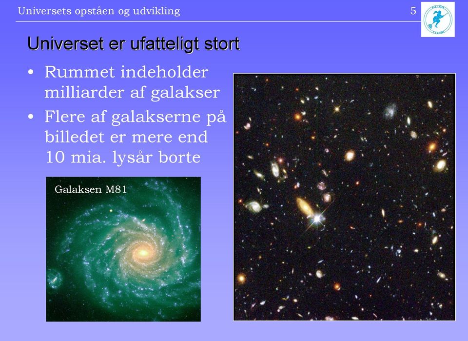 milliarder af galakser Flere af galakserne på