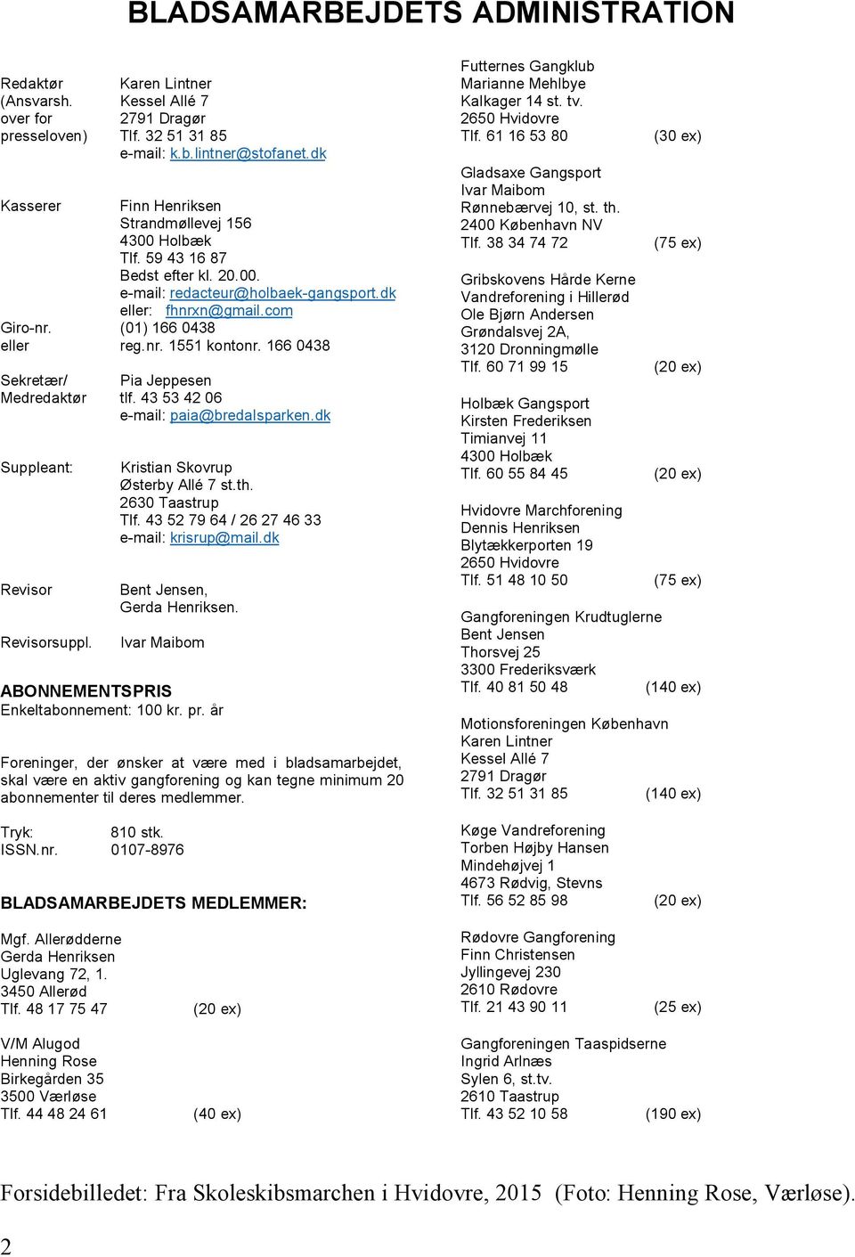 billede de Resultat medlemsbladet for SJÆLLANDSKE GANGSPORTS-FORENINGER - PDF Free Download
