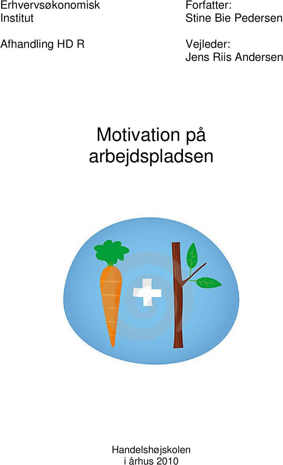 Vejleder: Jens Riis Andersen Motivation