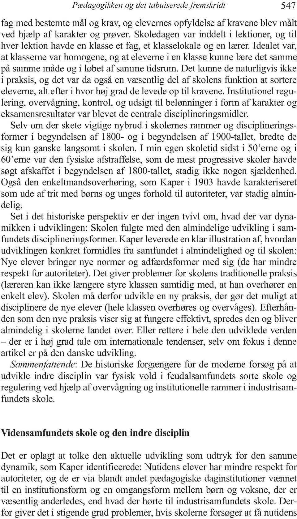 PÆDAGOGIKKEN OG DET TABUISEREDE FREMSKRIDT. Per Fibæk Laursen - PDF Free  Download