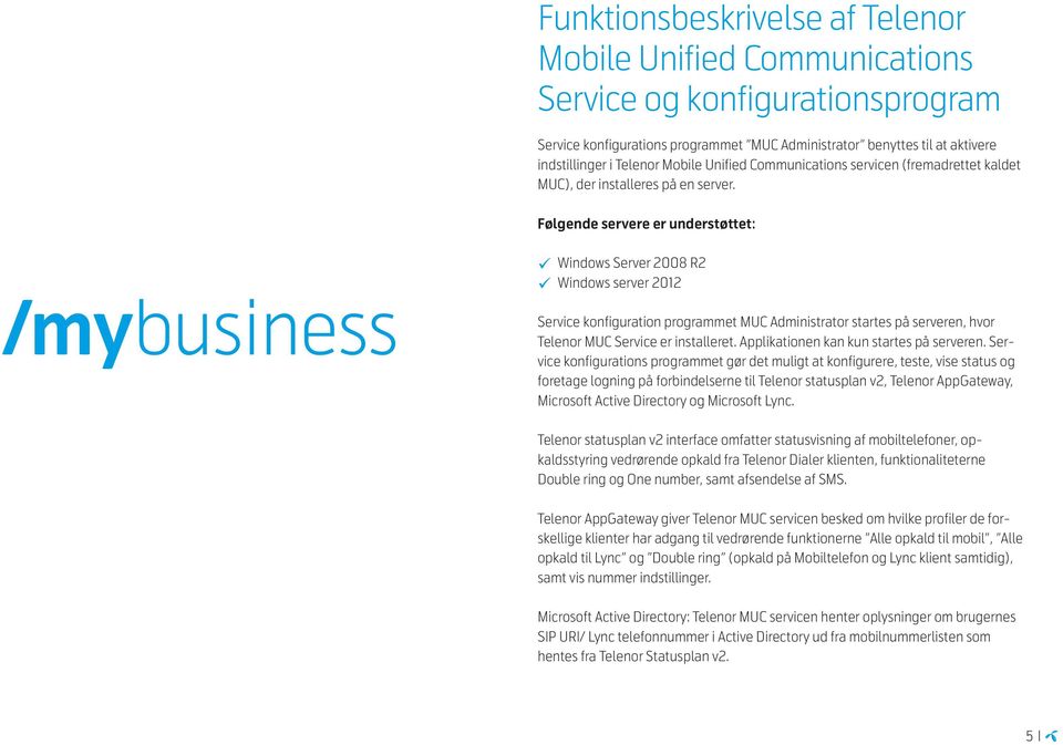 Installations- og konfigurationsvejledning. Telenor Mobile Unified  Communications Service - PDF Free Download