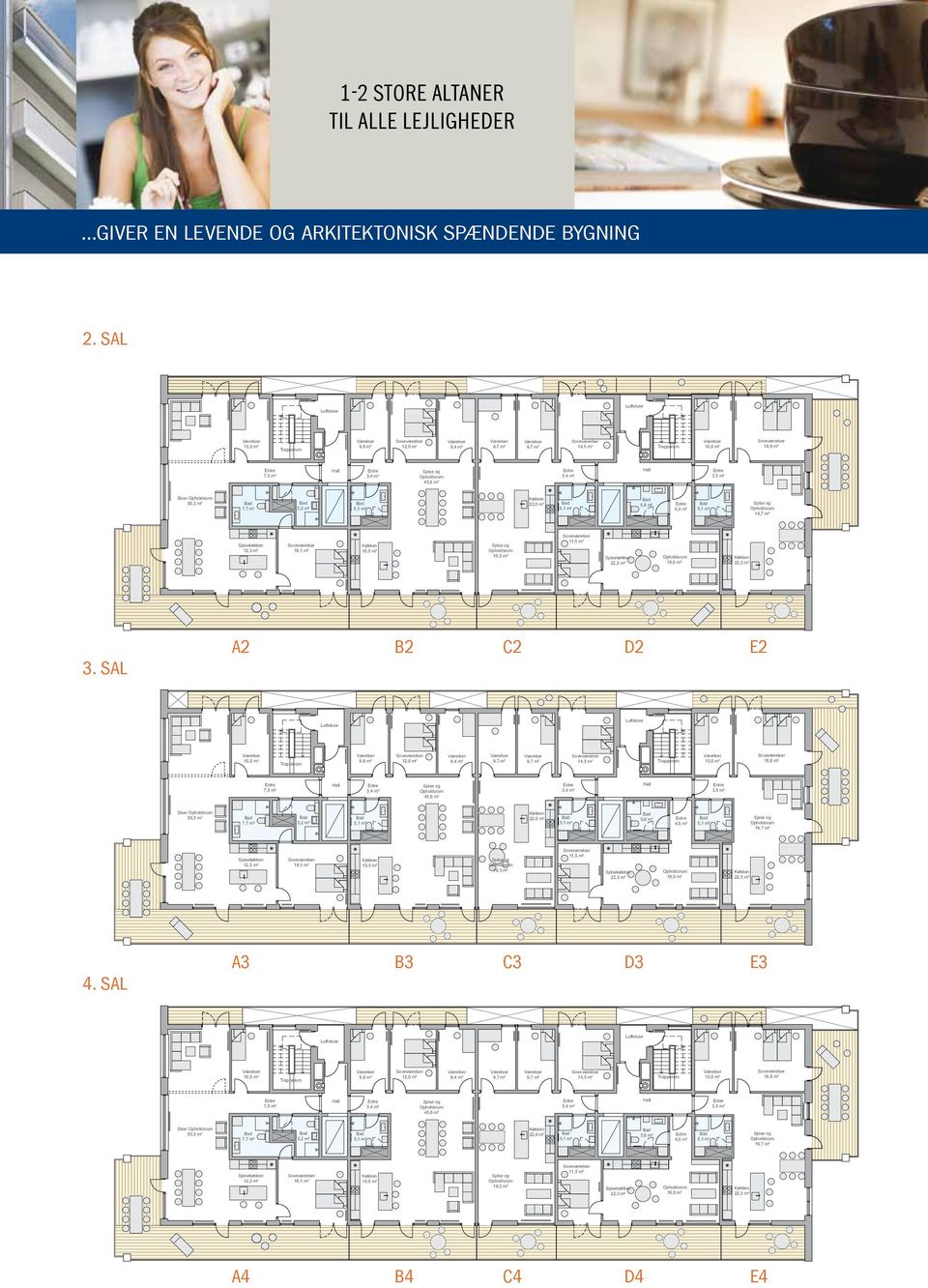 sal 7,5 m² 4 Stue/ 50,3 m² 7,7 m² 5,2 m² 1 12,3 m² 18,1 m² 10,5 m² 3.