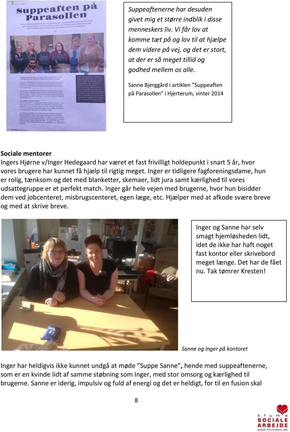 Årsrapport Café Parasollen, Vejle KFUM s Sociale Arbejde - PDF Gratis  download