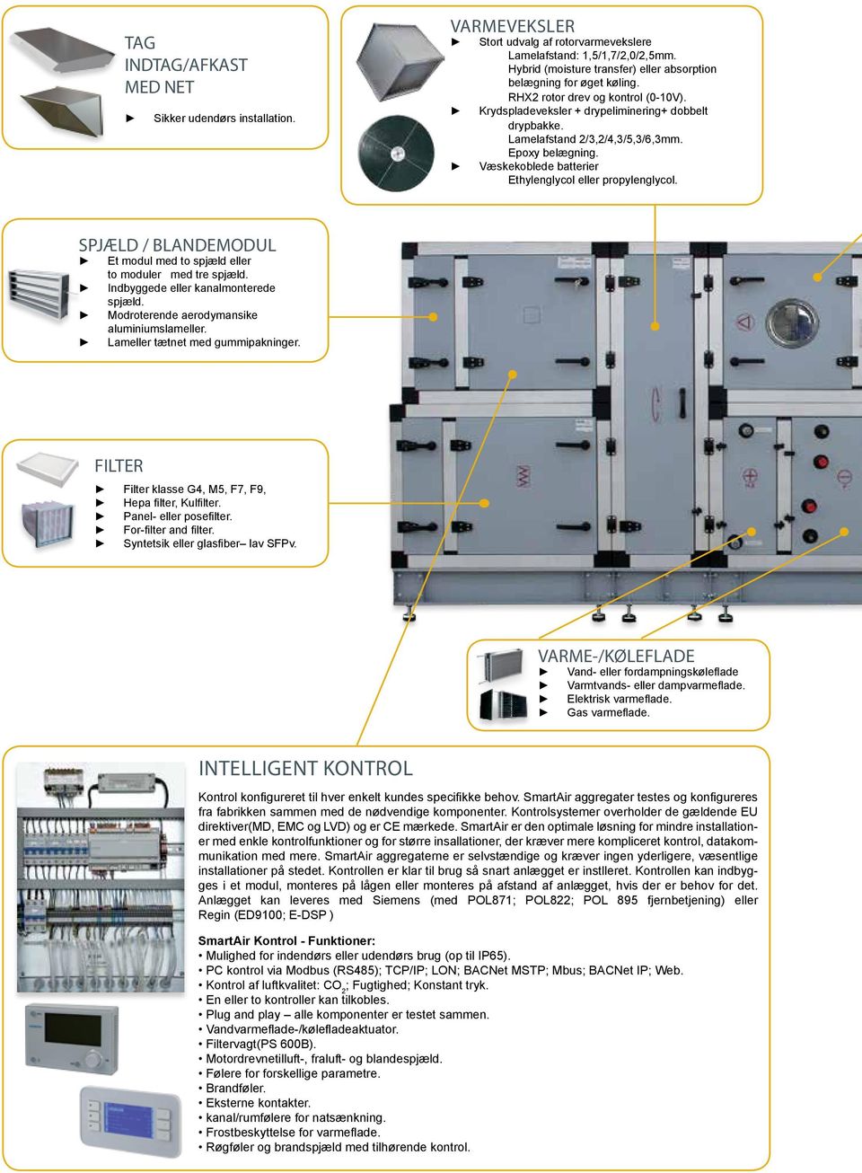 Modulopbyggede aggregater med varmegenvinding - ventilation efter behov -  PDF Gratis download