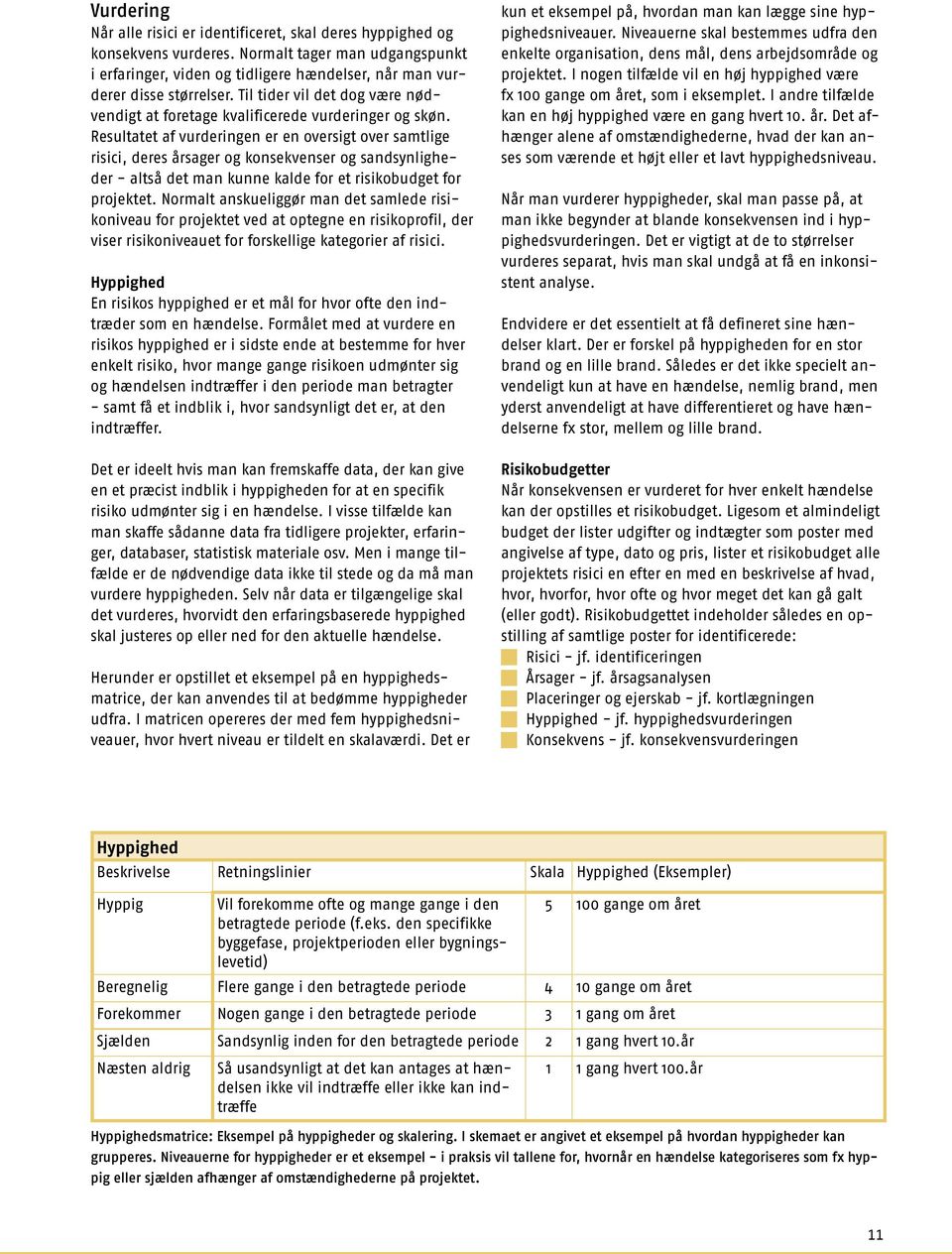Genbruge fornærme specielt Introduktion til risikostyring i byggeriet. - Erfaringer og anbefalinger -  PDF Gratis download