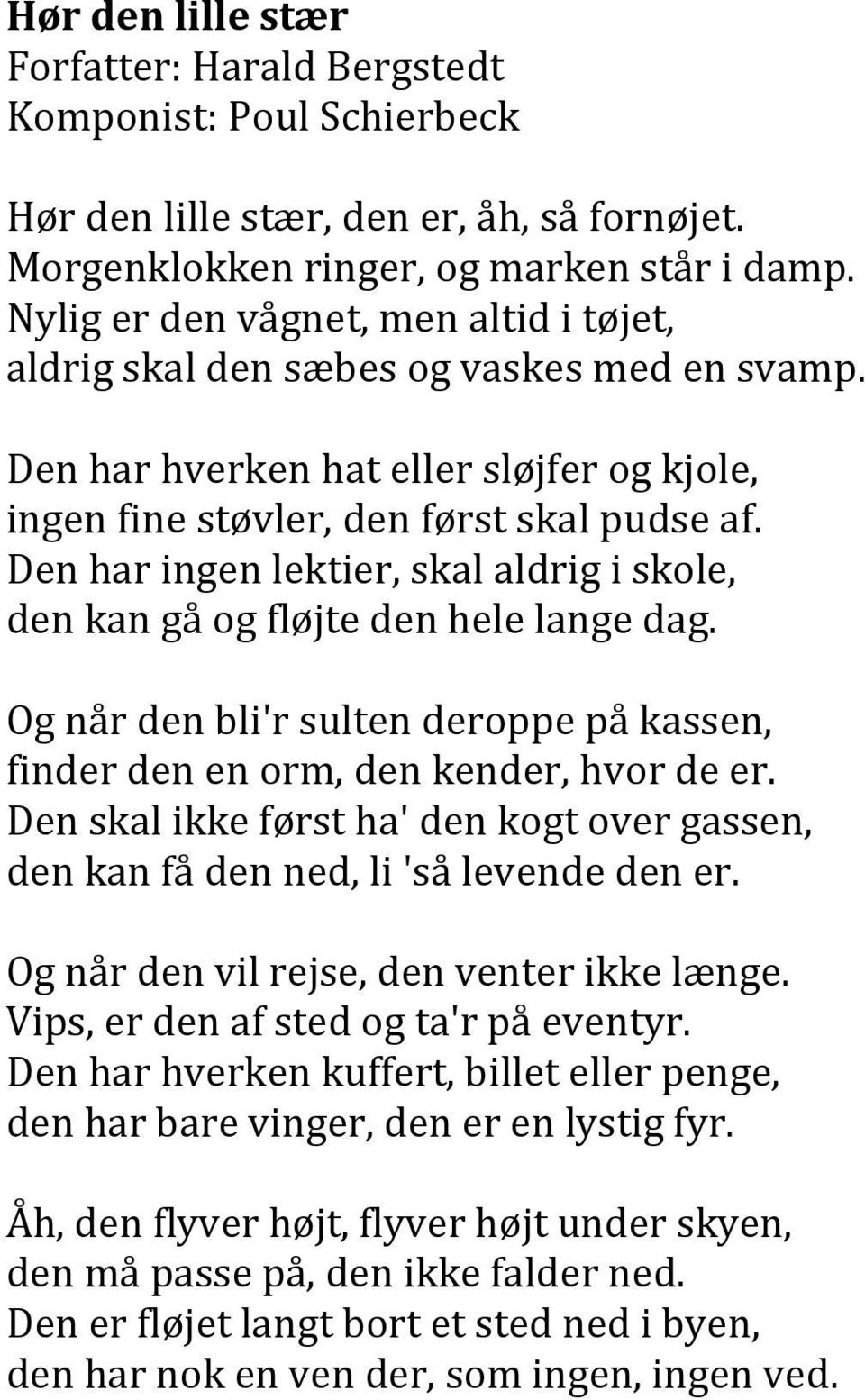 Godmorgen, lille land! Melodi: Carsten Johs. Tekst: Niels - PDF Free Download