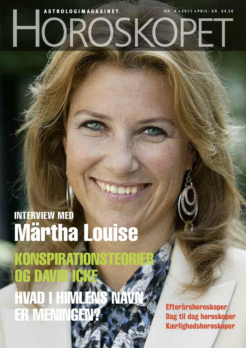 6 4, 5 0 INTERVIEW MED Märtha Louise KONSPIRATIONSTEORIER