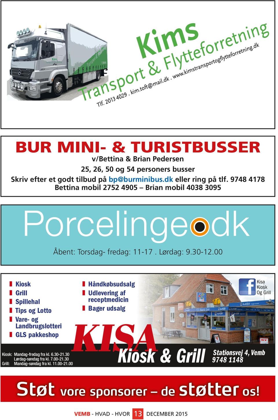 00 Kiosk Grill Spillehal Tips og Lotto Vare- og Landbrugslotteri GLS pakkeshop Visitkort-1.